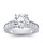 The Queen Diamond - 2,50 ct Zentraldiamant + 0,48 ct Seitensteine Diamantring in Weissgold