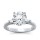 The Queen Diamond - 3,03 ct Zentraldiamant + 0,30 ct Seitensteine Diamantring in Weissgold