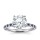 The Queen Diamond - 3,00 ct Zentraldiamant + 0,20 ct Seitensteine / 0,20 ct Saphir Diamantring in Weissgold