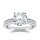 The Queen Diamond - 3,00 ct Zentraldiamant + 0,48 ct Seitensteine Diamantring in Weissgold