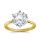 Original Empire 4,00 ct Diamantring in Gelbgold