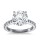 The Queen Diamond - 4,00 ct Zentraldiamant + 0,70 ct Seitensteine Diamantring in Weissgold