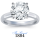 The Great 1884 - 4,00 ct Diamantring in Weissgold