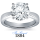 The Great 1884 - 4,00 ct Diamantring in Weissgold