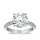 The Queen Diamond - 4,00 ct Zentraldiamant + 0,64 ct Seitensteine Diamantring in Weissgold