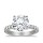 The Queen Diamond - 4,00 ct Zentraldiamant + 0,60 ct Seitensteine Diamantring in Weissgold