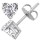 Original Empire 0,50 ct Diamantohrringe in Weissgold