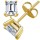 Original Empire 6,00 ct Diamantohrringe in Gelbgold