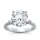 The Queen Diamond - 5,00 ct Zentraldiamant + 0,30 ct Seitensteine Diamantring in Weissgold