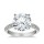 The Queen Diamond - 5,00 ct Zentraldiamant + 0,64 ct Seitensteine Diamantring in Weissgold