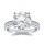 The Queen Diamond - 5,00 ct Zentraldiamant + 0,48 ct Seitensteine Diamantring in Weissgold