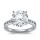 The Queen Diamond - 5,00 ct Zentraldiamant + 0,40 ct Seitensteine Diamantring in Weissgold
