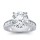 The Queen Diamond - 5,00 ct Zentraldiamant + 0,48 ct Seitensteine Diamantring in Weissgold