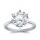 Original Empire 5,00 ct Diamantring in Weissgold