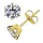 The Great 1884 3,00 ct Diamantohrringe in Gelbgold