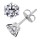 The Great 1884 0,20 ct Diamantohrringe in Weissgold