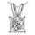Original Empire 0,50 ct Diamant Anhänger in Weissgold