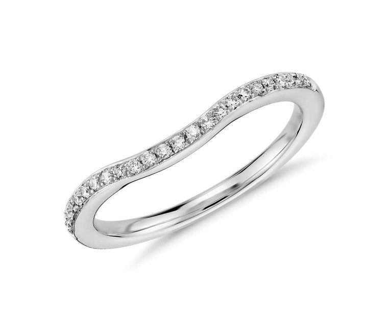 Original Empire 0,12 ct DIAMANTBANDRING MIT MEHREREN DIAMANTEN