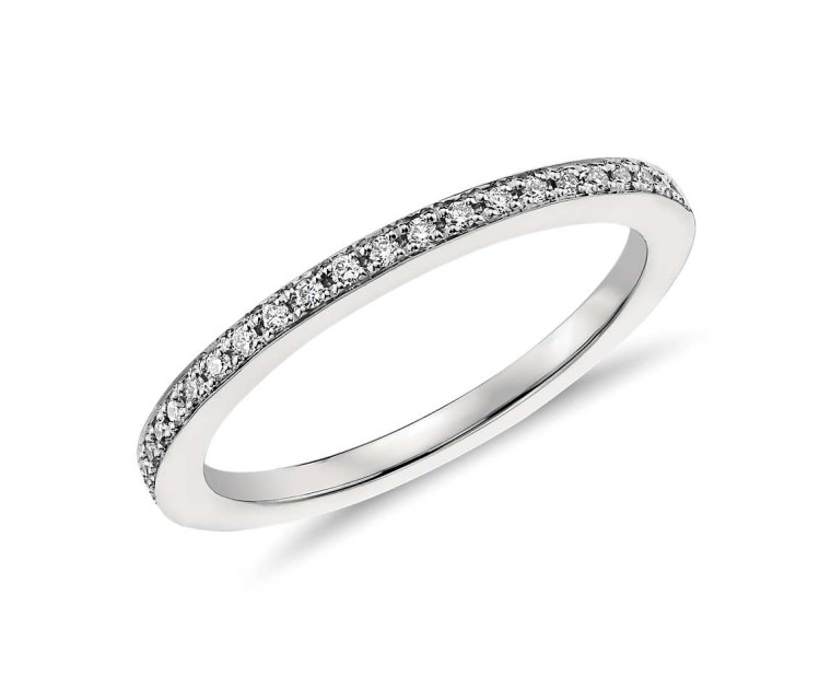 Original Empire 0,13 ct DIAMANTBANDRING MIT MEHREREN DIAMANTEN