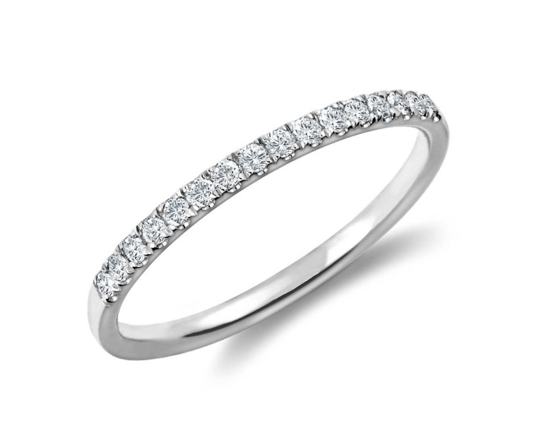 Original Empire 0,14 ct DIAMANTBANDRING MIT MEHREREN DIAMANTEN