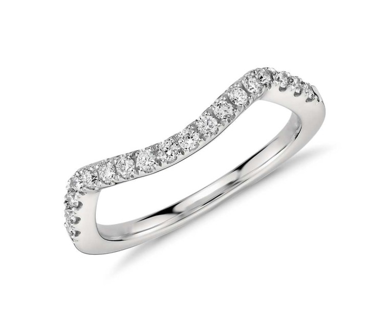 Original Empire 0,20 ct DIAMANTBANDRING MIT MEHREREN DIAMANTEN