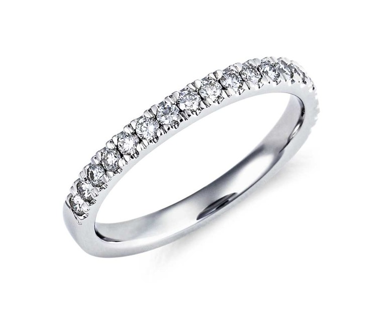 Original Empire 0,33 ct DIAMANTBANDRING MIT MEHREREN DIAMANTEN