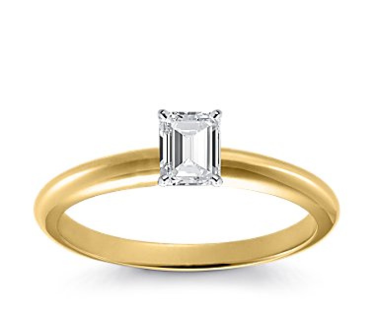 Original Empire 0,40 ct Diamantring in Gelbgold