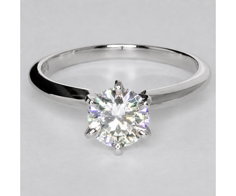 Original Empire 0,50 ct Lab-Grown Diamantring in Weissgold - sofort verfügbar