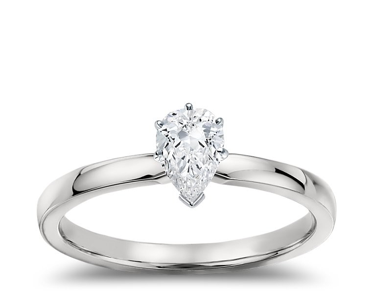 The Great 1884 - 0,40 ct Diamantring in Weissgold
