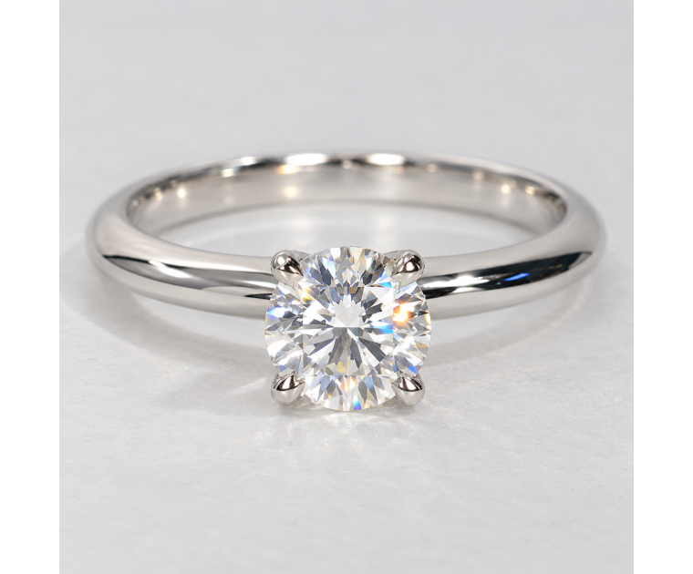 The Great 1884 - 0,70 ct Natural Diamantring in Weissgold - sofort verfügbar