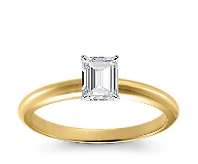 Original Empire 0,70 ct Diamantring in Gelbgold