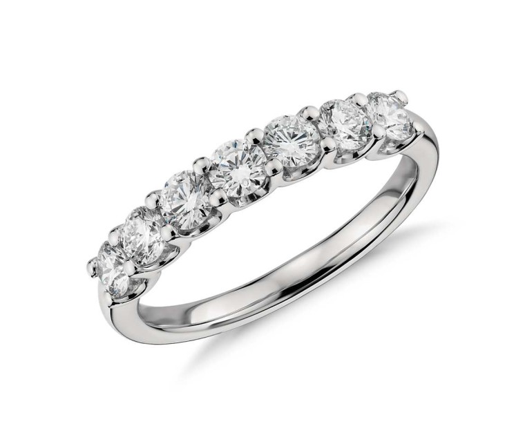 Original Empire 0,96 ct DIAMANTBANDRING MIT MEHREREN DIAMANTEN