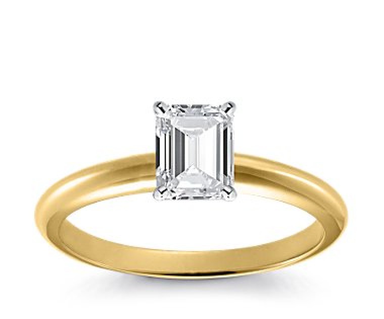 Original Empire 1,00 ct Diamantring in Gelbgold