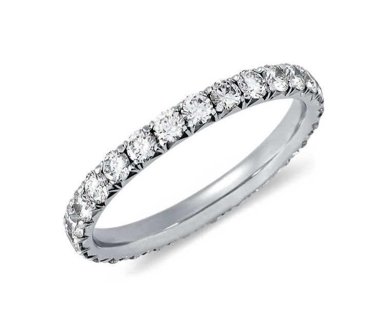 Original Empire 1,00 ct DIAMANTBANDRING MIT MEHREREN DIAMANTEN