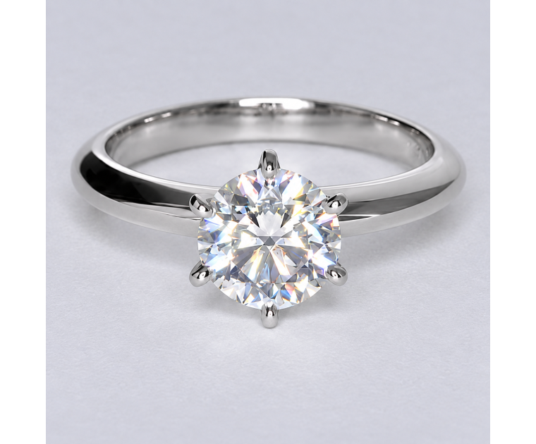 Original Empire 1,00 ct Natural Diamantring in Weissgold - sofort verfügbar