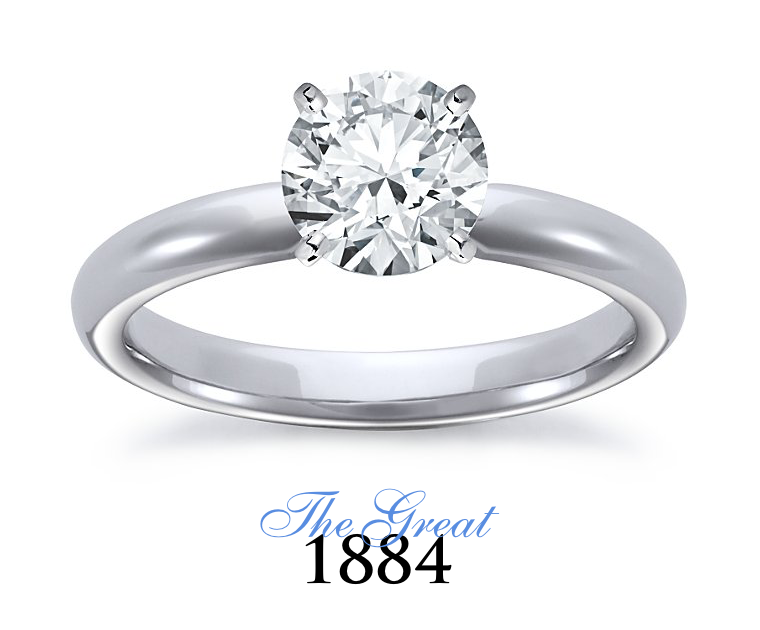 The Great 1884 - 1,50 ct Diamantring in Weissgold