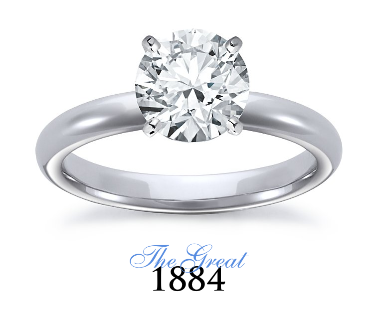 The Great 1884 - 2,00 ct Diamantring in Weissgold