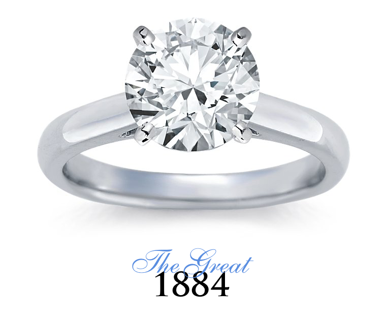 The Great 1884 - 2,50 ct Diamantring in Weissgold