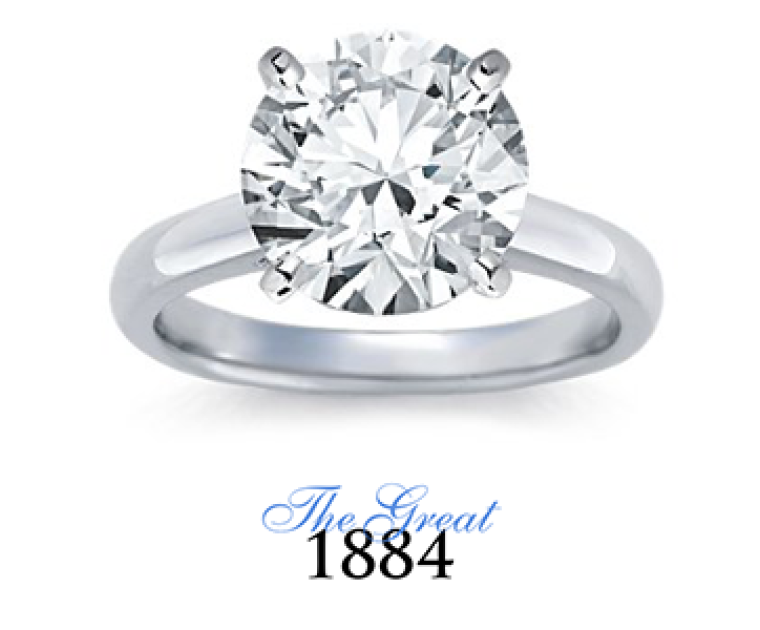 The Great 1884 - 5,00 ct Diamantring in Weissgold