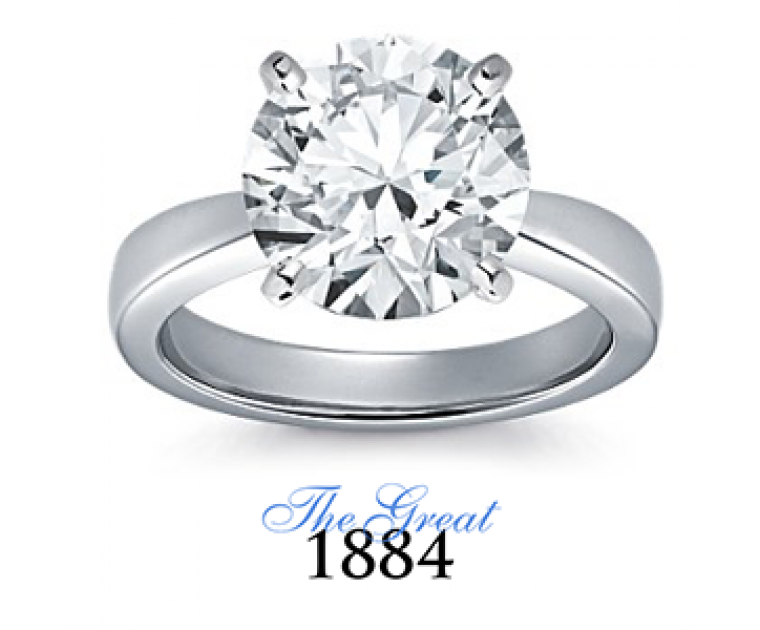 The Great 1884 - 5,00 ct Diamantring in Weissgold
