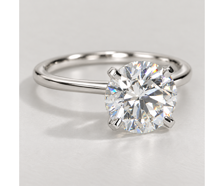 Original Empire 5,23 ct Natural Diamantring in Weissgold - sofort verfügbar