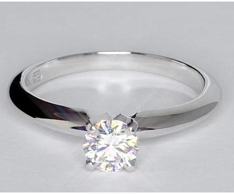 Original Empire 0,20 ct Diamantring in Weissgold - sofort verfügbar