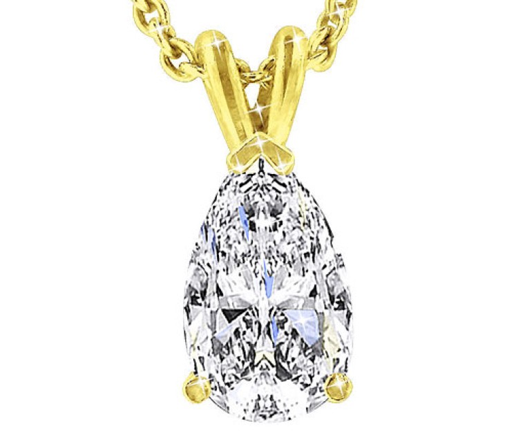 The Great 1884 5,00 ct Diamant Anhänger in Gelbgold